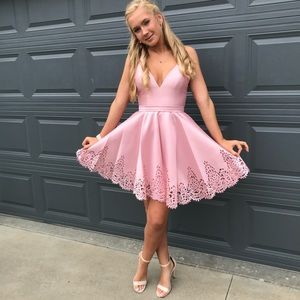 Light Pink Short Sherri Hill Dress